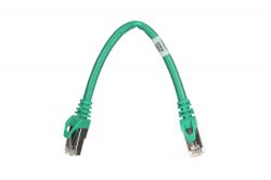 - 2E Cat 6,S-FTP   ,RJ45, 42 27AWG ,7/0.14 Cu, 0.20 m,PVC, Green 2E-PC6SFTPCOP-020GRN -  2