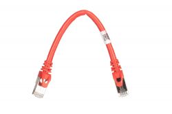 - 2E Cat 6,S-FTP   ,RJ45, 42 27AWG ,7/0.14 Cu, 0.20 m, PVC,Red 2E-PC6SFTPCOP-020RD -  2