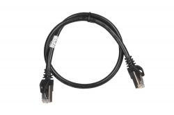 - 2E Cat 6,S-FTP   ,RJ45, 42 27AWG ,7/0.14 Cu, 0.50 m, PVC,Black 2E-PC6SFTPCOP-050BK -  2