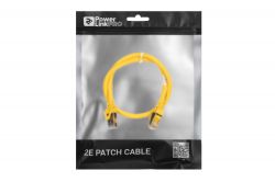 - 2E Cat 6,S-FTP   ,RJ45, 42 27AWG ,7/0.14 Cu, 0.50 m, PVC,Yellow 2E-PC6SFTPCOP-050YLW -  3