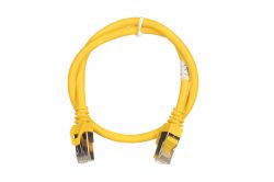 - 2E Cat 6,S-FTP   ,RJ45, 42 27AWG ,7/0.14 Cu, 0.50 m, PVC,Yellow 2E-PC6SFTPCOP-050YLW -  2