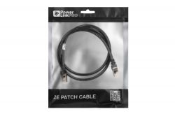 - 2E Cat 6,S-FTP   ,RJ45, 42 27AWG ,7/0.14 Cu, 1.00 m, PVC,Black 2E-PC6SFTPCOP-100BK -  3