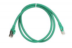 2E Cat 6, S-FTP .   , RJ45, 42 27AWG, 7/0.14 Cu, 1.00 m, PVC, Green 2E-PC6SFTPCOP-100GRN -  2