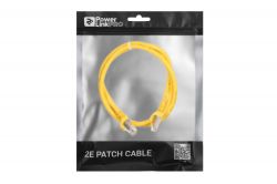 - 2E Cat 6,S-FTP   ,RJ45, 42 27AWG ,7/0.14 Cu, 1.00 m, PVC,Yellow 2E-PC6SFTPCOP-100YLW -  3