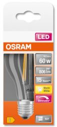   OSRAM LED A60 7W (806Lm) 2700K E27  4058075115958 -  3