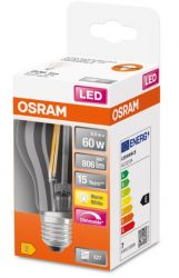   OSRAM LED A60 7W (806Lm) 2700K E27  4058075115958 -  4