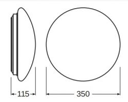    LEDVANCE SF Circular LED 350 18W/4000K IP44 4058075617964 -  6