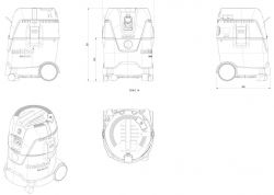 Metabo ASA 25 L PC  602014000 -  4