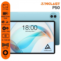 TECLAST  P50 11" 6, 128, LTE, 8000, Android,  6940709686232 -  1