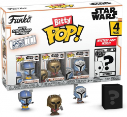  Funko POP (Bitty): Star Wars - Heavy Mandalorian 4pk 889698754514