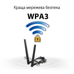 ASUS WiFi- PCE-AXE5400 Bluetooth 5.2 PCI Express WPA3 OFDMA MU-MIMO 90IG07I0-ME0B10 -  4