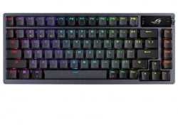  ASUS ROG Azoth RGB 81key NX RD USB/WL/BT EN Black 90MP0316-BKUA01