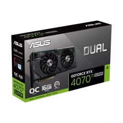  ASUS GeForce RTX 4070 Ti SUPER 16GB GDDR6X OC DUAL-RTX4070TIS-O16G 90YV0KF3-M0NA00 -  12