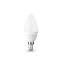   Philips Hue E14, 5.5W(40), 2700K, White, ZigBee, Bluetooth,  929002039903 -  2