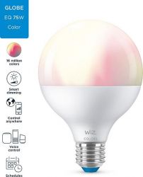   WiZ, E27, 11W, 75W, 1055Lm, G95, 2200-6500, RGB, Wi-Fi 929002383902 -  11