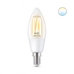   WiZ, E14, 4.9W, 40W, 470Lm, C35, 2700-6500, , Wi-Fi 929003017601 -  2