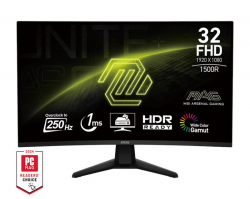  MSI 31.5" MAG 32C6X 2xHDMI, DP, Audio, VA, 250Hz, 1ms, sRGB 101%, CURVED, AdaptiveSync 9S6-3DD41M-010