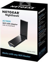 NETGEAR WiFi- A7000 Nighthawk AC1900, USB 3.0, . . A7000-100PES -  5