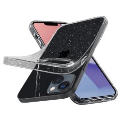 Spigen   Apple iPhone 14 Liquid Crystal Glitter, Crystal Quartz ACS05034 -  7