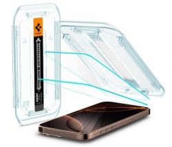 Spigen   iPhone 16 Pro Max, Glas.tR EZ Fit, (2 Pack) AGL07907