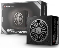   CHIEFTEC Chieftronic SteelPower  (750W), >85%, 80+ Bronze, 120mm, 1xMB 24pin(20+4), 2xCPU 8pin(4+4), 3xMolex, 6xSATA, 4xPCIe 8pin(6+2), Fully Modular BDK-750FC -  2