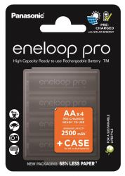  Panasonic Eneloop NI-MH Pro AA 2500 4 ,     BK-3HCDEC4CP