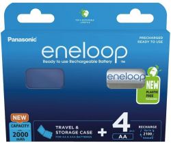  Panasonic Eneloop NI-MH  AA 2000  , 4 ,     BK-3MCDEC4BE -  1