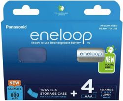  Panasonic Eneloop NI-MH AAA 800 , 4 ,     BK-4MCDEC4BE