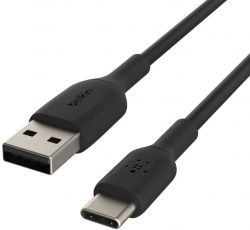  Belkin USB-A - USB- PVC 1m Black CAB001BT1MBK -  3