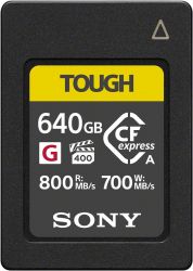  ' Sony CFexpress Type A 640GB R800/W700 Tough CEAG640T.SYM