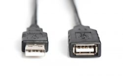  DIGITUS USB 2.0 Active Cable, A/M-A/F, 15,  DA-73101 -  2