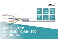  DIGITUS CAT 5e F-UTP, 100m, AWG 24/1, PVC,  DK-1521-V-1 -  3