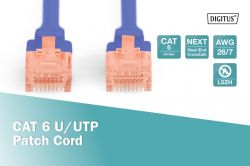 Digitus - CAT 6 UTP, 10, AWG 26/7, Cu, LSZH,   DK-1617-100/B -  2