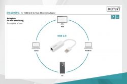 Digitus  USB 2.0 - 10/100 Mbps Ethernet DN-10050-1 -  4