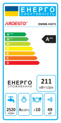 ARDESTO   , 10., ++, 45, 3 ,  DWMB-V4573 -  2