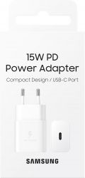   Samsung 15W Power Adapter (w/o cable) White (EP-T1510NWEGRU) -  4