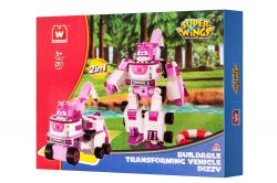 Super Wings - Small Blocks 2-in-1 Buildable Transforming Vehicle Dizzy, ĳ EU385006 -  3