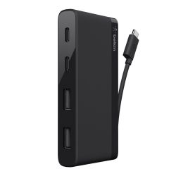 Belkin  3.0 USB-C TRAVEL HUB,BLACK F4U090btBLK