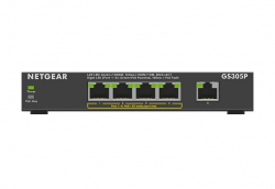 NETGEAR  GS305P 5xGE (4xPoE), 63,  GS305P-300EUS -  6