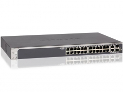 NETGEAR  GS728TXP 24xGE PoE, 2x10GE, 2xSFP+, 195,  L2 GS728TXP-300EUS