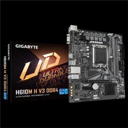   GIGABYTE H610M H V3 DDR4 s1700 H610 2xDDR4 HDMI D-Sub mATX H610M_H_V3_DDR4