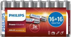  Philips Power Alkaline AAA , , 32  LR03P32FV/10