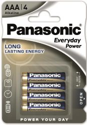  Panasonic EVERYDAY POWER  AA , 4 . LR03REE/4BP