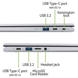 Acer  Chromebook CB314-4H 14" FHD IPS, Intel i3-N305, 8GB, F512GB, UMA, ChromeOS,  NX.KQDEU.003 -  18