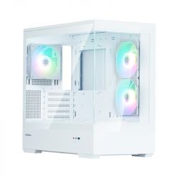  Zalman P30 White V2,  , 1xUSB3.0, 1USB Type-C, 3x120 ARGB, TG Front/Side Panel, mATX,  P30WHITEV2