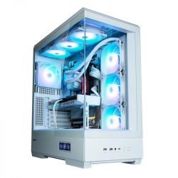  Zalman P50 DS  , 2xUSB3.0, 1xUSBType-C, 4x120 ARGB, VGA 435, LCS ready, TG Side Panel, ATX,  P50DSWHITE