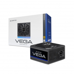 Chieftec   Vega (850W), >90%, 80+ Gold, 135 FDB, 1xMB 24pin(20+4), 2xCPU 8pin(4+4), 3xMolex, 6xSATA, 4xPCIe 8pin(6+2), 1xPCIe GEN5 16pin PPG-850-S