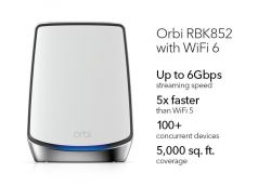 NETGEAR  WiFi-Mesh Orbi RBK852 AX6000, 2,  RBK852-100EUS -  4