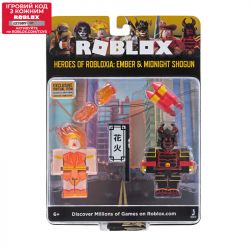   Roblox Game Packs Heroes of Robloxia:Ember&Midnight Shogun W4, 2    ROG0121 -  2