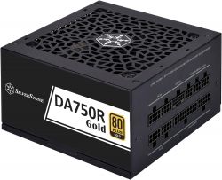   SilverStone Decathlon  (750W),  >90%, 80+ Gold, 120, 1xMB, 24pin(20+4), 2xCPU 8pin(4+4), 4xMolex, 8xSATA, 4xPCIe 8pin(6+2), 1 x 12V-2x6,  Fully modular SST-DA750R-GMA